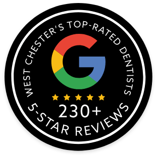 415+ Google Reviews stamp